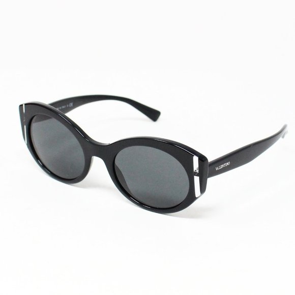 VALENTINO #30062 Black 35 mm Cat Eye Sunglasses main image 4